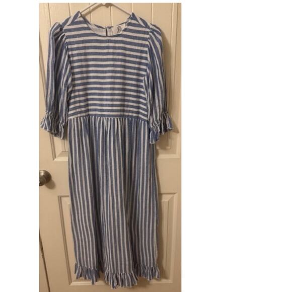 dRA Los Angeles Anthropology Jerwin Gauze Midi Dress S - Picture 1 of 5